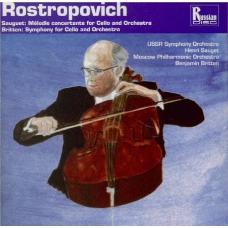 BRITTEN - Rostropovich - Cello symphony, pour violoncelle et orchestre o..